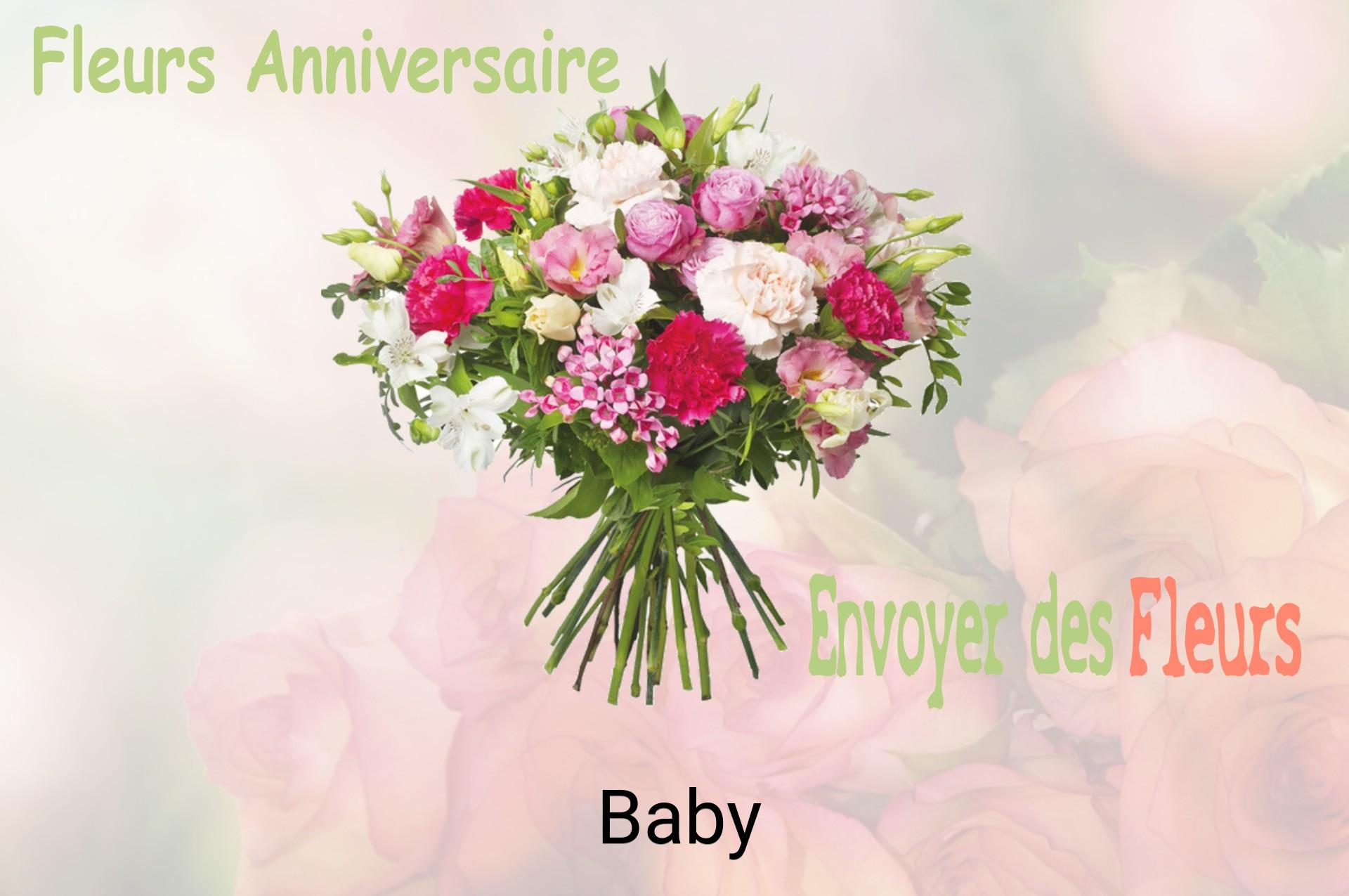 Bouquet de fleurs d’anniversaire livré à Baby